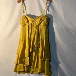 Gold BCBG Max Azria Mini Dress